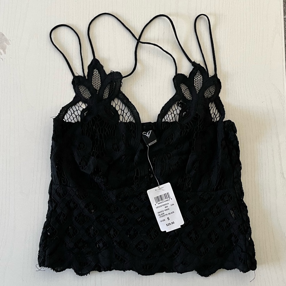 NWT Windsor Strappy Lace Bralette